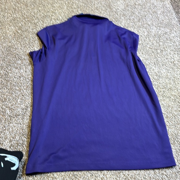 Washington Huskies Cutter & Buck Virtue Eco Pique Recycled Polo - Purple. Size L - Picture 11 of 12